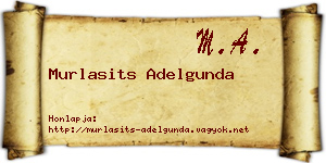 Murlasits Adelgunda névjegykártya